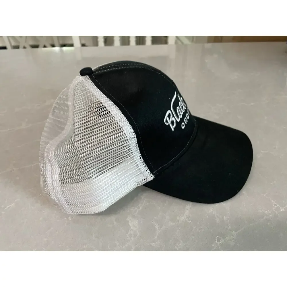 Black Rain Ordnance Black Snapback Hat Embroidered Precision Firearms USA